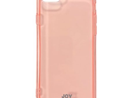 iPhone SE (2022   2020)   8   7   6   6S Joy Case Fleksibelt Plastik Cover - Gennemsigtig   Pink Online now