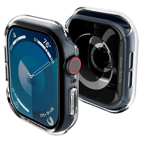 Apple Watch 10 (42mm) Spigen Thin Fit Cover - Gennemsigtig Hot on Sale