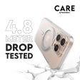 CARE by PanzerGlass iPhone 16 Pro Feature Kickstand Case - MagSafe Kompatibel - Transparent   Silver on Sale