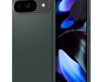 Google Pixel 9   9 Pro Spigen Liquid Air Cover - Mat Grøn Hot on Sale