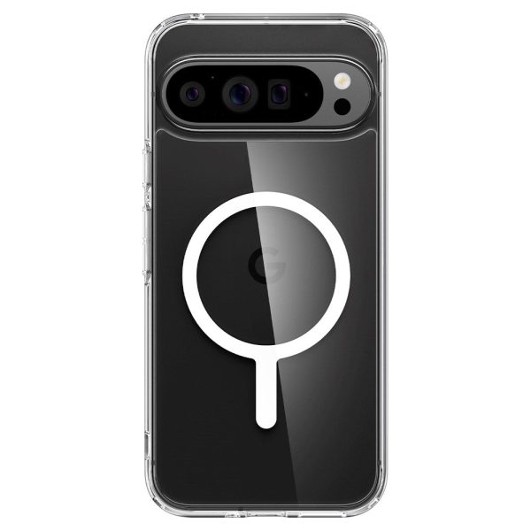 Google Pixel 9 Pro XL Spigen Ultra Hybrid Cover - MagSafe Kompatibel - Gennemsigtig   Hvid Hot on Sale