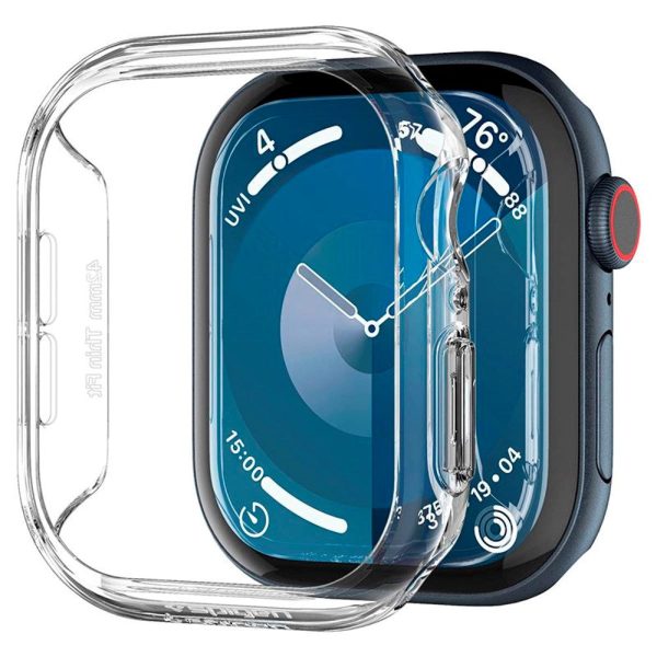 Apple Watch 10 (46mm) Spigen Thin Fit Cover - Gennemsigtig Hot on Sale