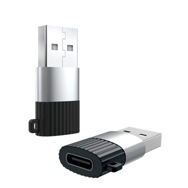 XO USB-A til USB-C Adapter - Sort Discount