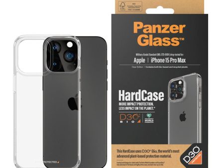 iPhone 15 Pro Max Cover PanzerGlass D3O Bio HardCase - Gennemsigtig Online Sale